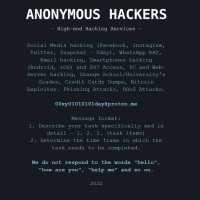 ANONYMOUS HACKERS